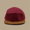 5 Panel Blank Burgundy Brown Suede 2 5 Panel Blank Burgundy Brown Suede -Headict 5 panel blank burgundy brown suede