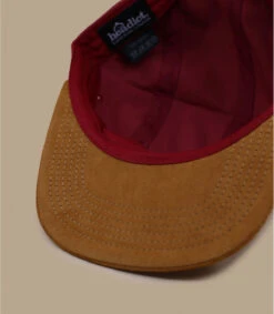 5 Panel Blank Burgundy Brown Suede -Headict 5 panel blank burgundy brown suede 3