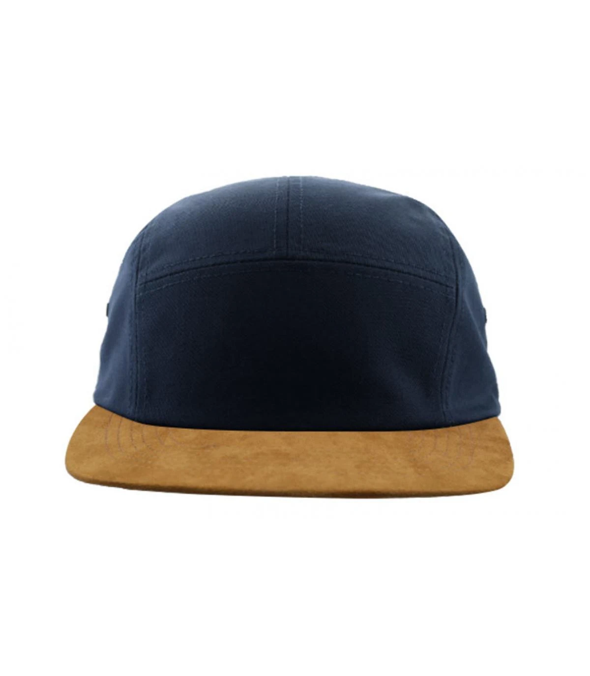 5 Panel Blank Navy Brown Suede 3 5 Panel Blank Navy Brown Suede