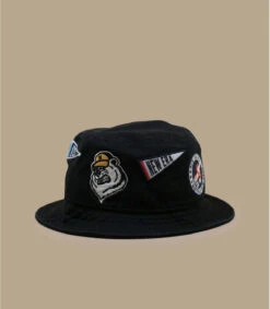NEW ERA All Over Patch Bucket Black 9 NEW ERA All Over Patch Bucket Black -Headict all over patch bucket black 1