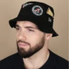 NEW ERA All Over Patch Bucket Black -Headict all over patch bucket black