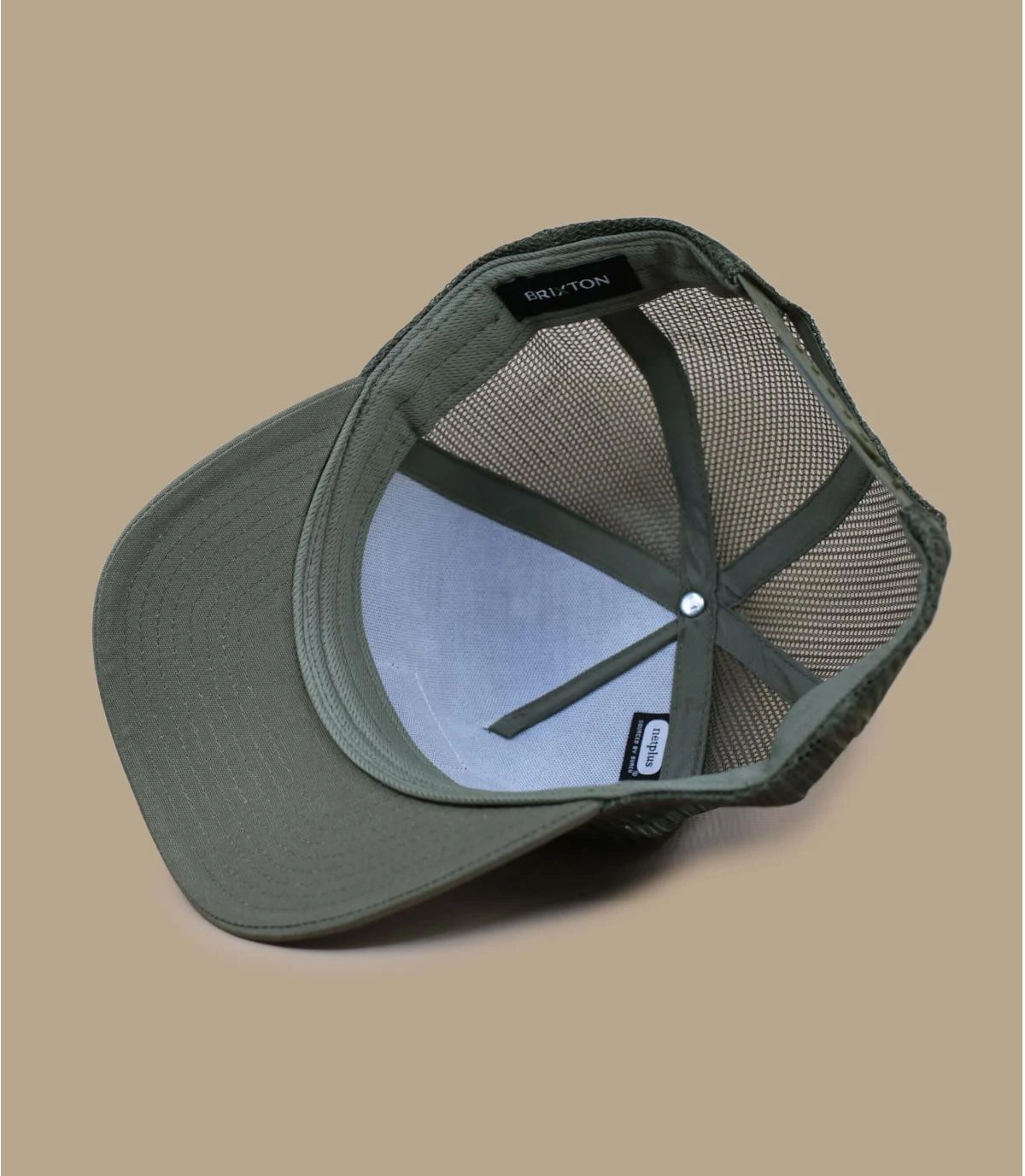 Brixton Alpha Block Trucker Military Olive 8 Brixton Alpha Block Trucker Military Olive – Image 6