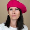 Beret Classique Rose 1 Beret Classique Rose -Headict beret classique roseBeret20femme20rose20Beret20classique20rose