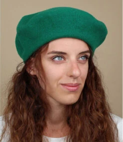 Beret Classique Vert Emeraude Wm
