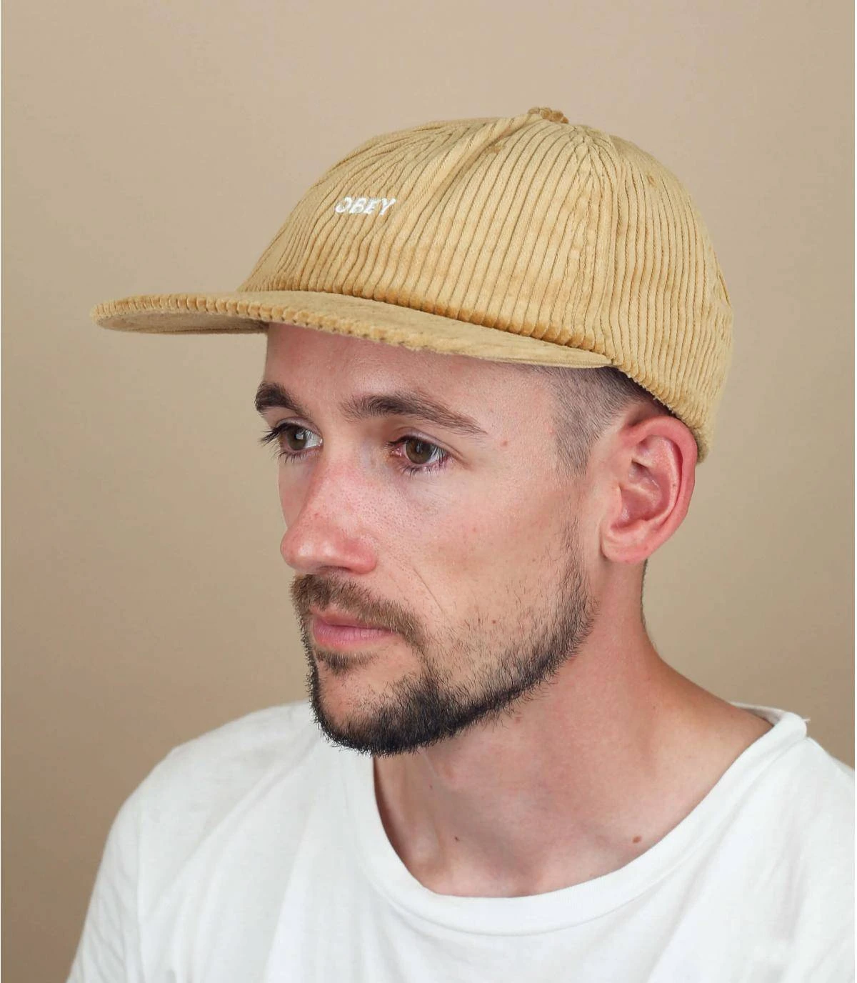 OBEY Bold Cord Strapback Khaki 3 OBEY Bold Cord Strapback Khaki