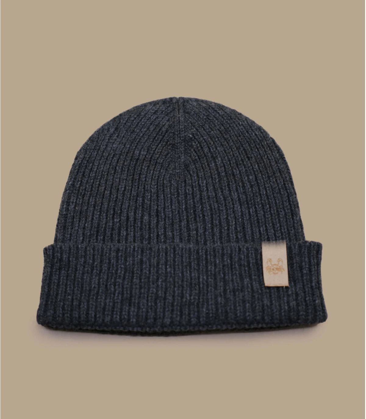 Bonnet Ocean Legend Anthracite Beige. Eco & Fabriqué En France 3 Bonnet Ocean Legend Anthracite Beige. Eco & Fabriqué En France