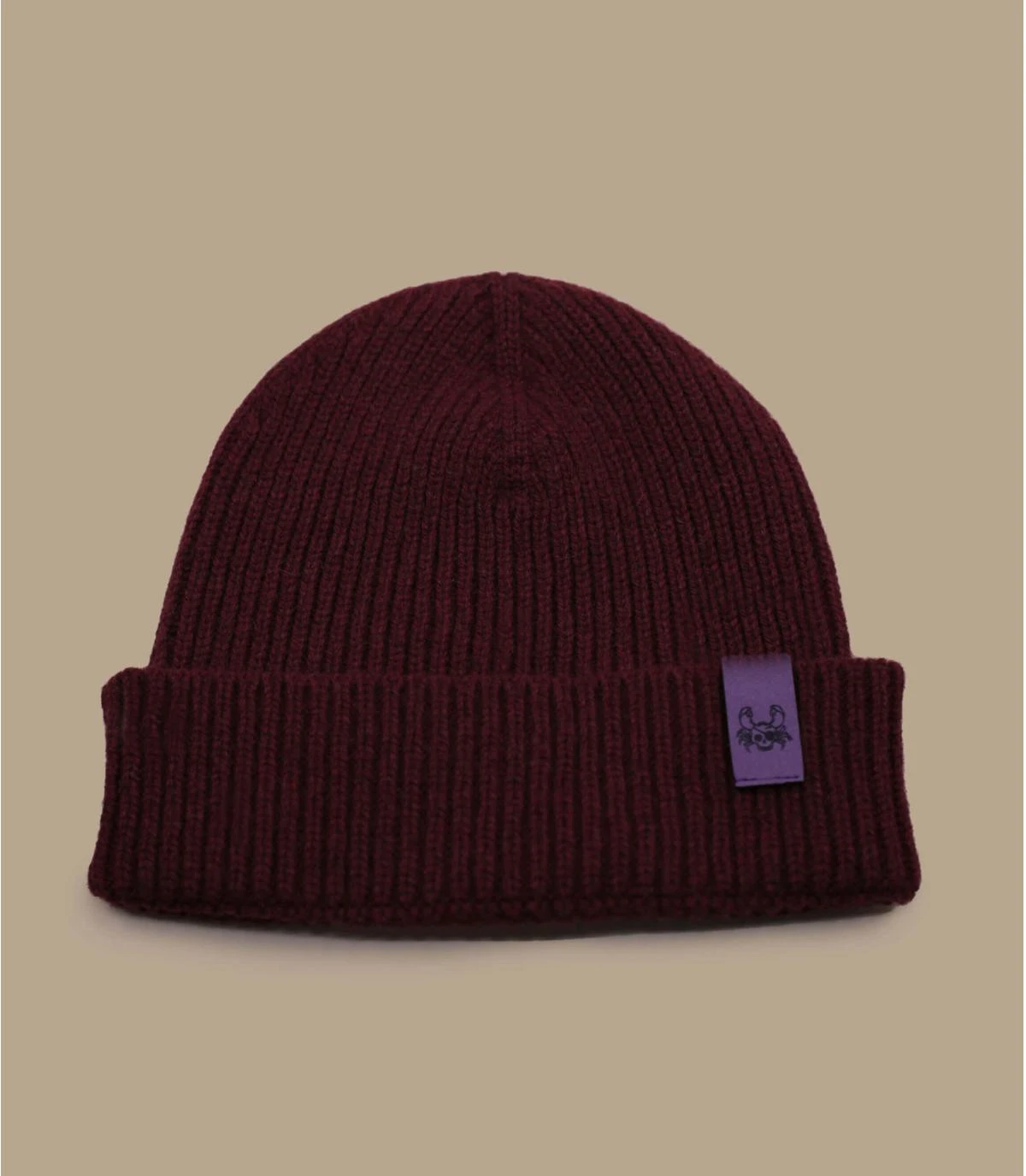 Bonnet Ocean Legend Burgundy Purple. Eco & Fabriqué En France 3 Bonnet Ocean Legend Burgundy Purple. Eco & Fabriqué En France