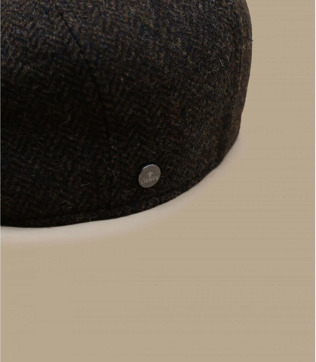 Britton Wool Herringbone Brown 4 Britton Wool Herringbone Brown â Image 2