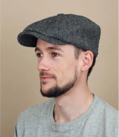 Britton Wool Herringbone Grey