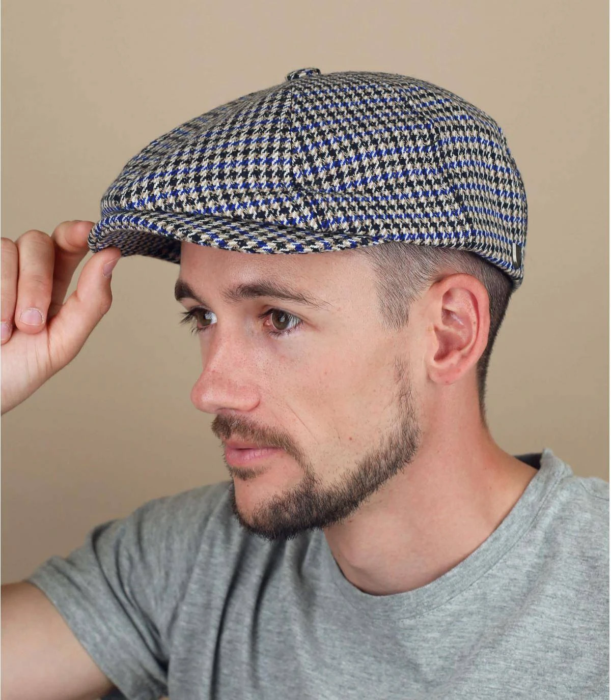 Brixton Brood Joe Blue Khaki 3 Brixton Brood Joe Blue Khaki