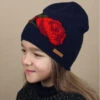 Barts Caia Beanie Kids Navy -Headict caia beanie kids navybonnet20fleur20enfant20bleu20Caia20Beanie20Kids20navy