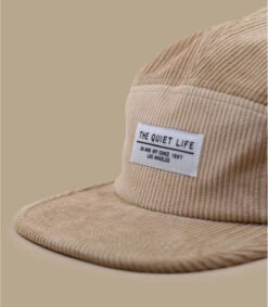 Casquette Cord 5 Panel Tan -Headict casquette cord 5 panel tan 2