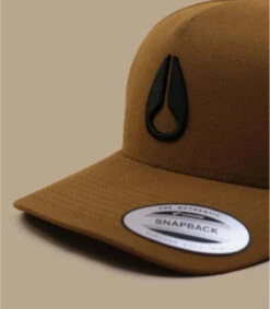 NIXON Casquette Deep Down Athletic Snapback Brown Black -Headict casquette deep down athletic snapback brown black 2