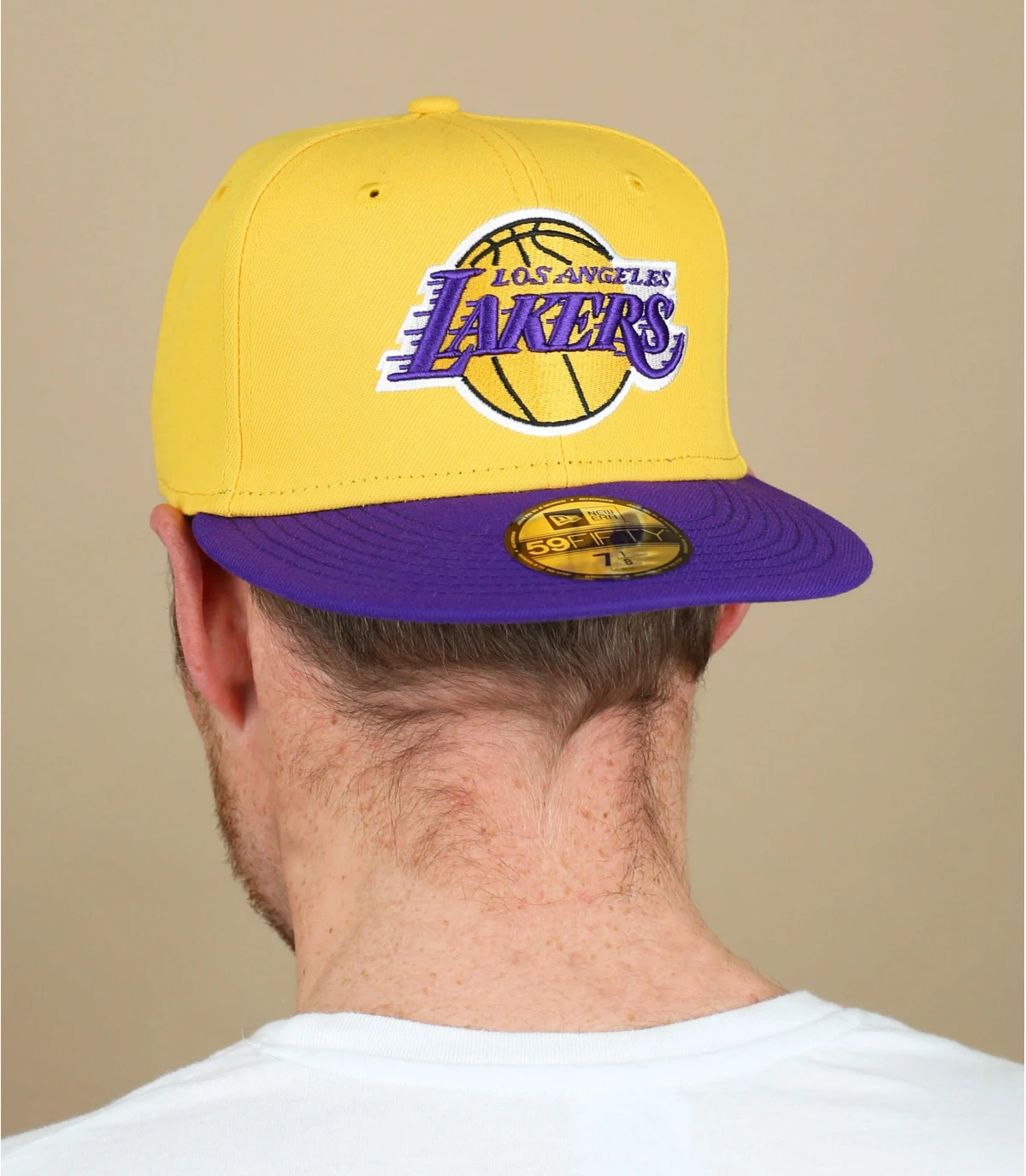 NEW ERA Casquette Lakers 59fifty Jaune 3 NEW ERA Casquette Lakers 59fifty Jaune