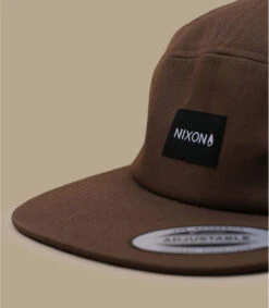 NIXON Casquette Mikey 5 Panel Brown -Headict casquette mikey 5 panel brown 1
