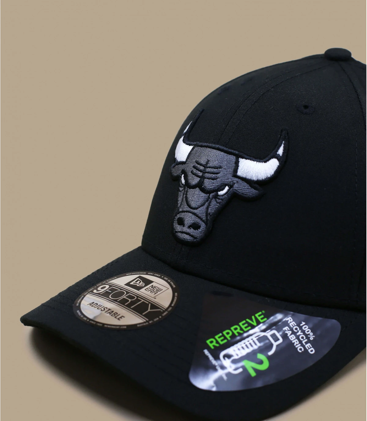 NEW ERA Casquette Monochrome 940 Bulls Black 4 NEW ERA Casquette Monochrome 940 Bulls Black – Image 2