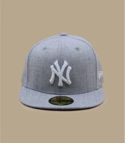 NEW ERA Casquette NY 59fifty Heather Grey -Headict casquette ny 59fifty heather grey 1