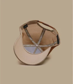 Casquette Trucker HFT Fine Herringbone Camel -Headict casquette trucker hft fine herringbone camel 5