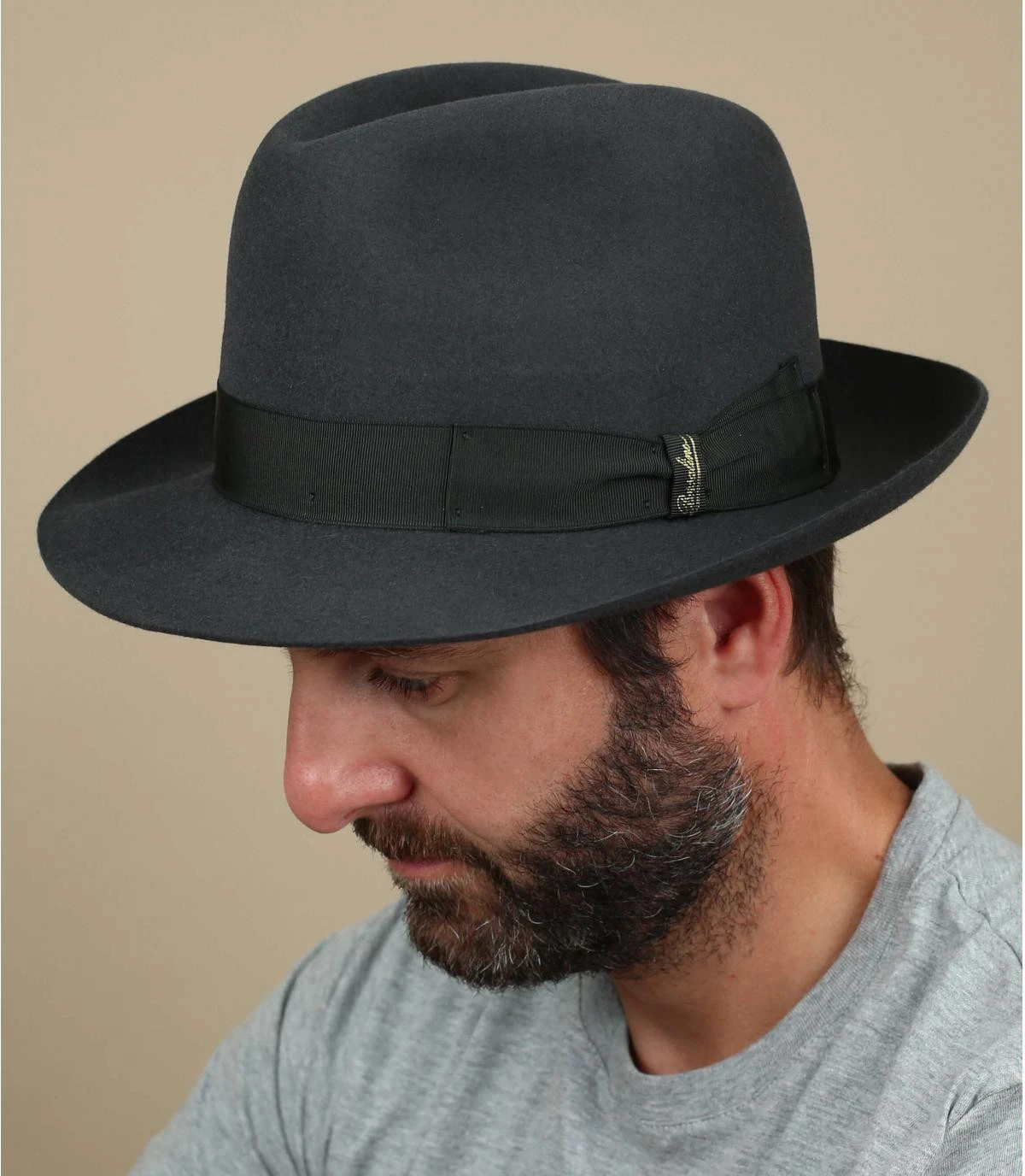 Borsalino Chapeau Feutre Lapin Marengo Gris 3 Borsalino Chapeau Feutre Lapin Marengo Gris