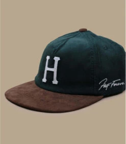 HUF Corduroy Classic H Strapback Forest Green 10 HUF Corduroy Classic H Strapback Forest Green -Headict corduroy classic h strapback forest green 2