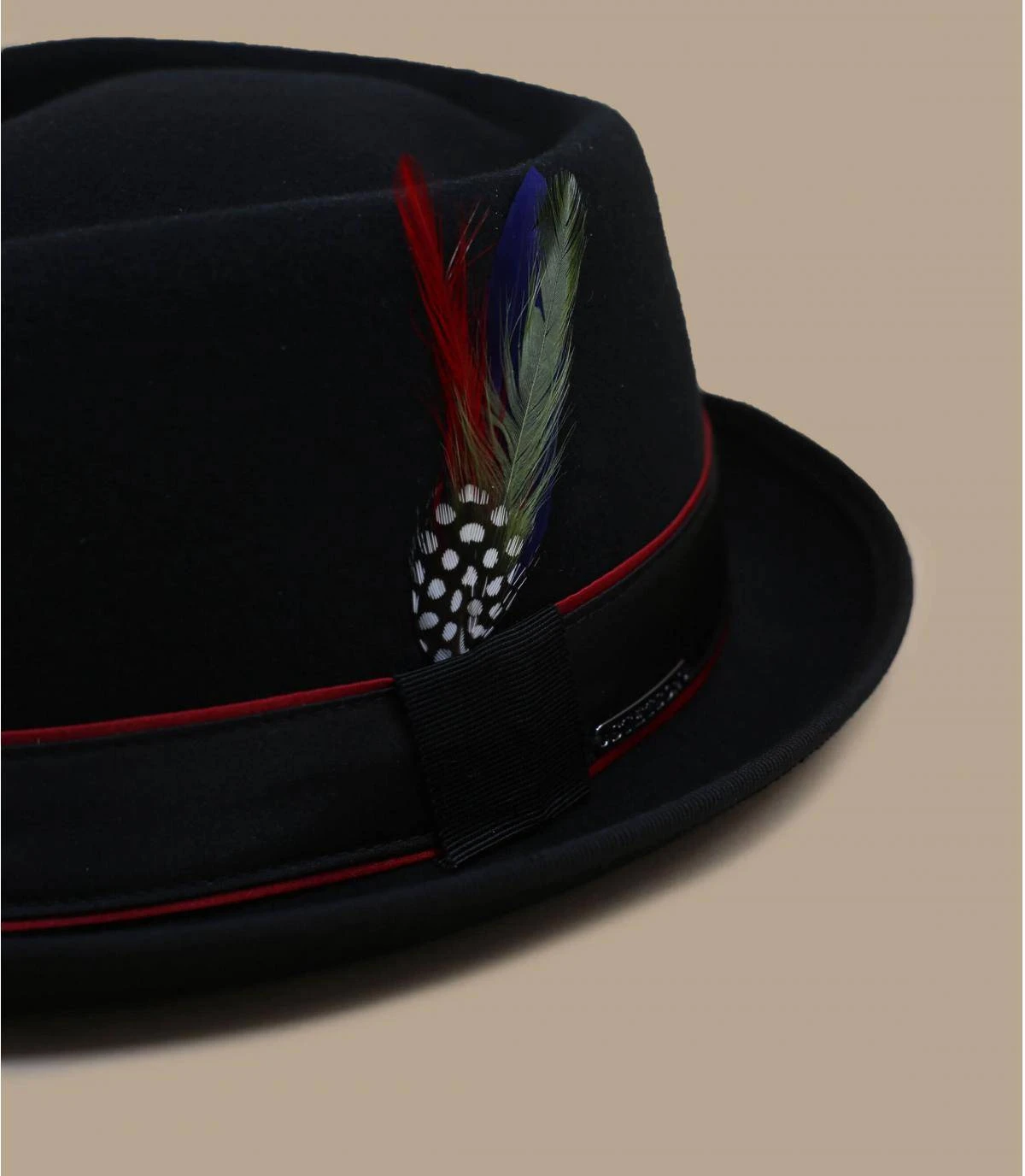 Stetson Diamond Woolfelt Cashmere Black 5 Stetson Diamond Woolfelt Cashmere Black – Image 3