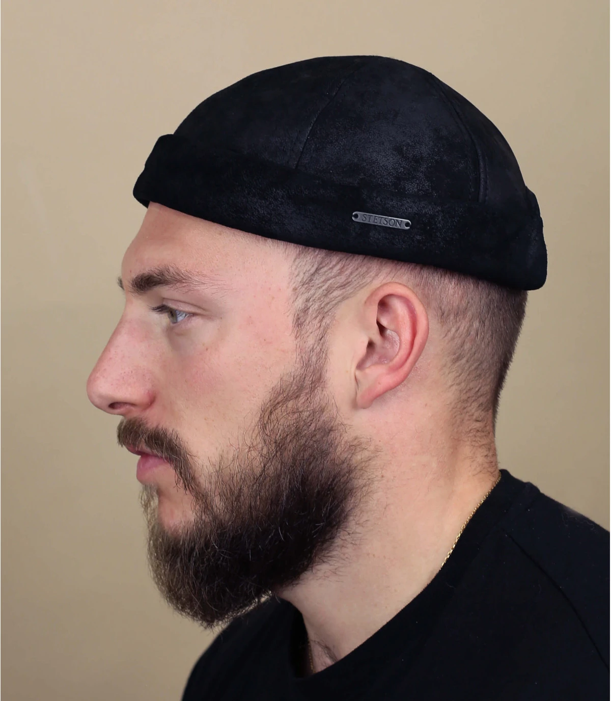 Stetson Docker Pigskin Black 3 Stetson Docker Pigskin Black