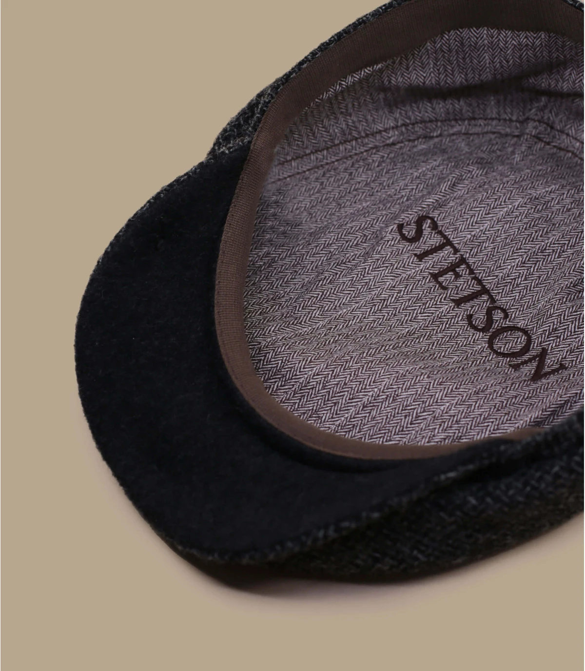 Stetson Driver Cap Wool Grey 6 Stetson Driver Cap Wool Grey – Image 4