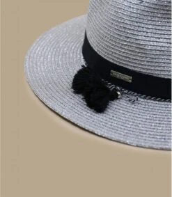 Seeberger Fedora In Shiny Braid Light Grey 7 Seeberger Fedora In Shiny Braid Light Grey -Headict fedora in shiny braid light grey