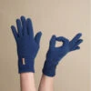 Barts Fine Knitted Gloves Navy 2 Barts Fine Knitted Gloves Navy -Headict fine knitted gloves navygants20bleu20marine20Fine20Knitted20Gloves20navy
