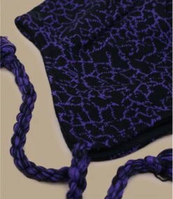 Oakley Flaps Beanie Deep Violet Crackle Black -Headict flaps beanie deep violet crackle black 2