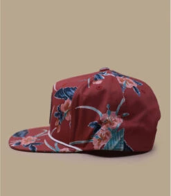 Brixton Global MP Snapback Aloha Red -Headict global mp snapback aloha red 3