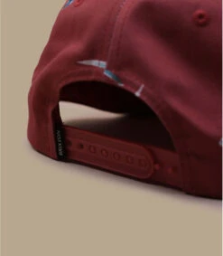 Brixton Global MP Snapback Aloha Red -Headict global mp snapback aloha red 4