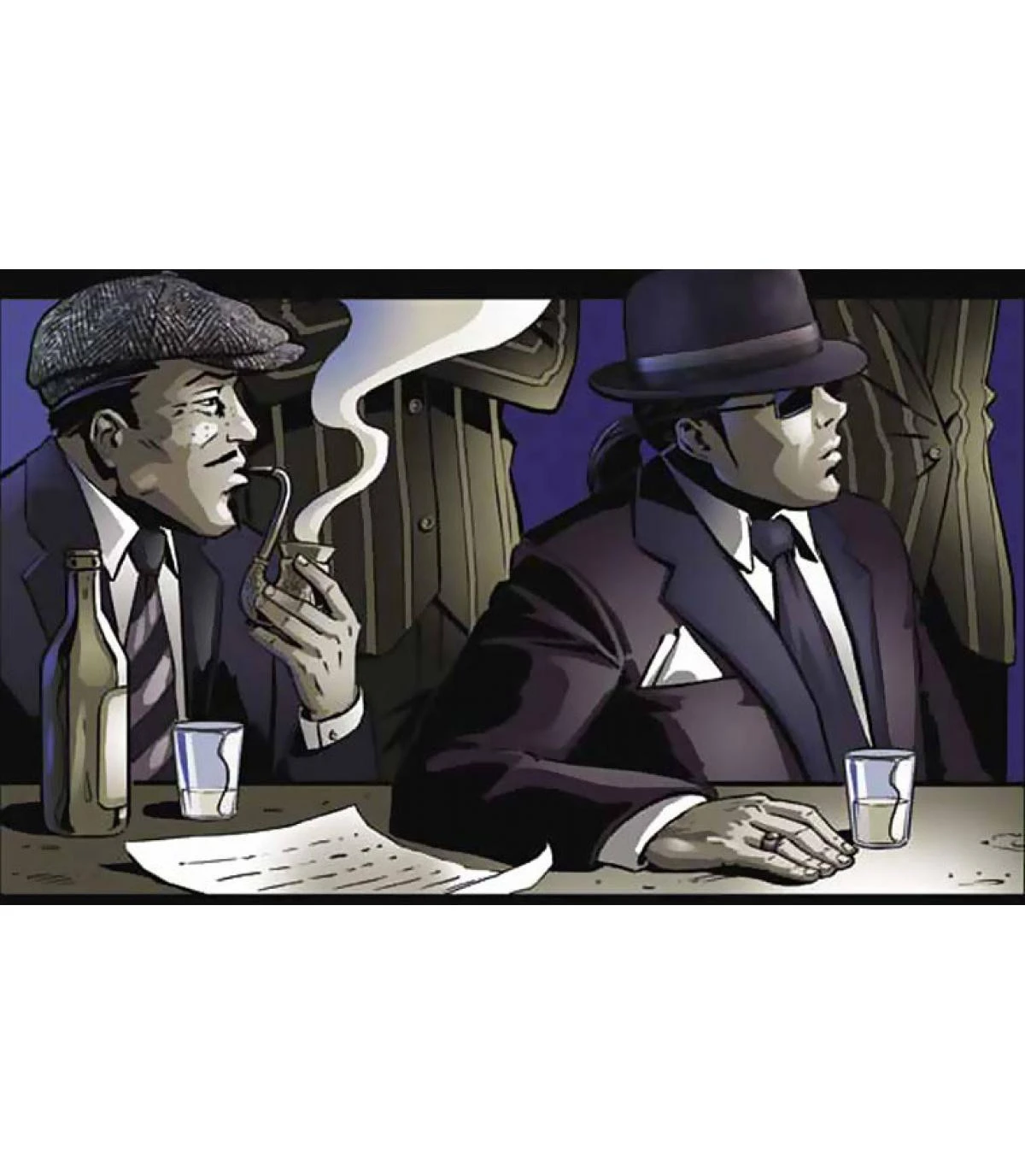 Stetson Hatteras Herringbone Black White 6 Stetson Hatteras Herringbone Black White – Image 4