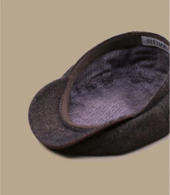Stetson Hatteras Wool Cotton Brown Blue 7 Stetson Hatteras Wool Cotton Brown Blue -Headict hatteras wool cotton brown blue 2