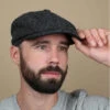 Stetson Hatteras Wool Grey 1 Stetson Hatteras Wool Grey -Headict hatteras wool greycasquette20gavroche20laine20Shetlan20Hatteras20Wool20grey