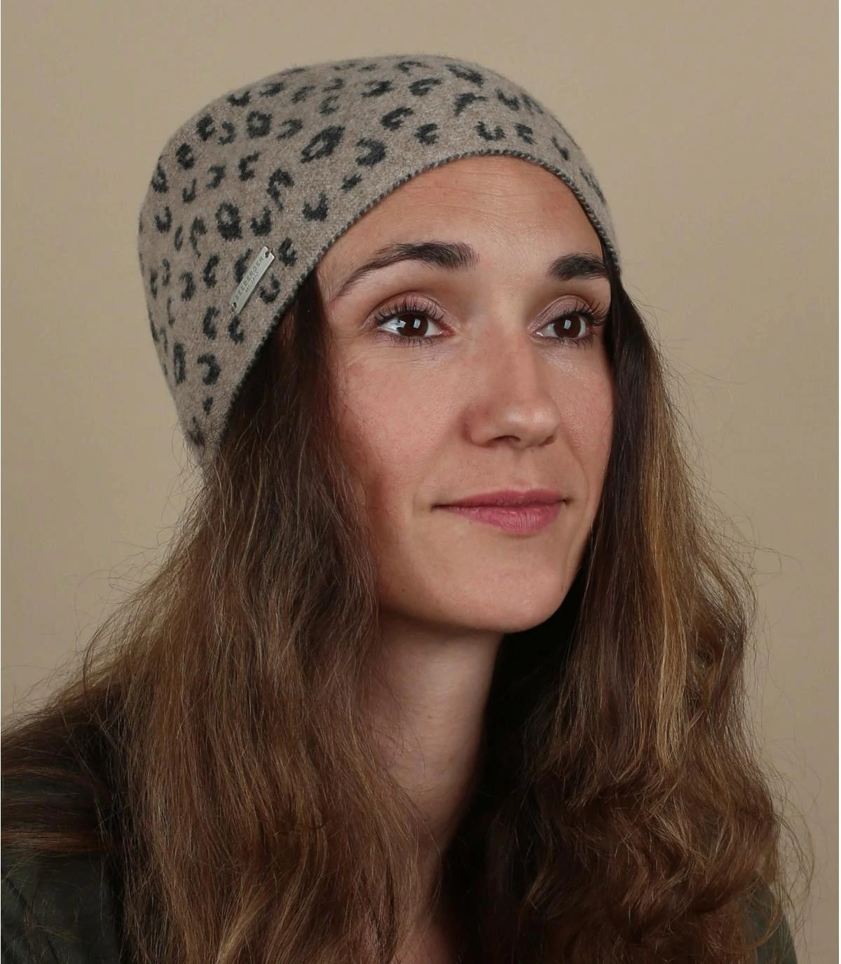 Seeberger Janice Leo Pattern Anthracite Sand 3 Seeberger Janice Leo Pattern Anthracite Sand