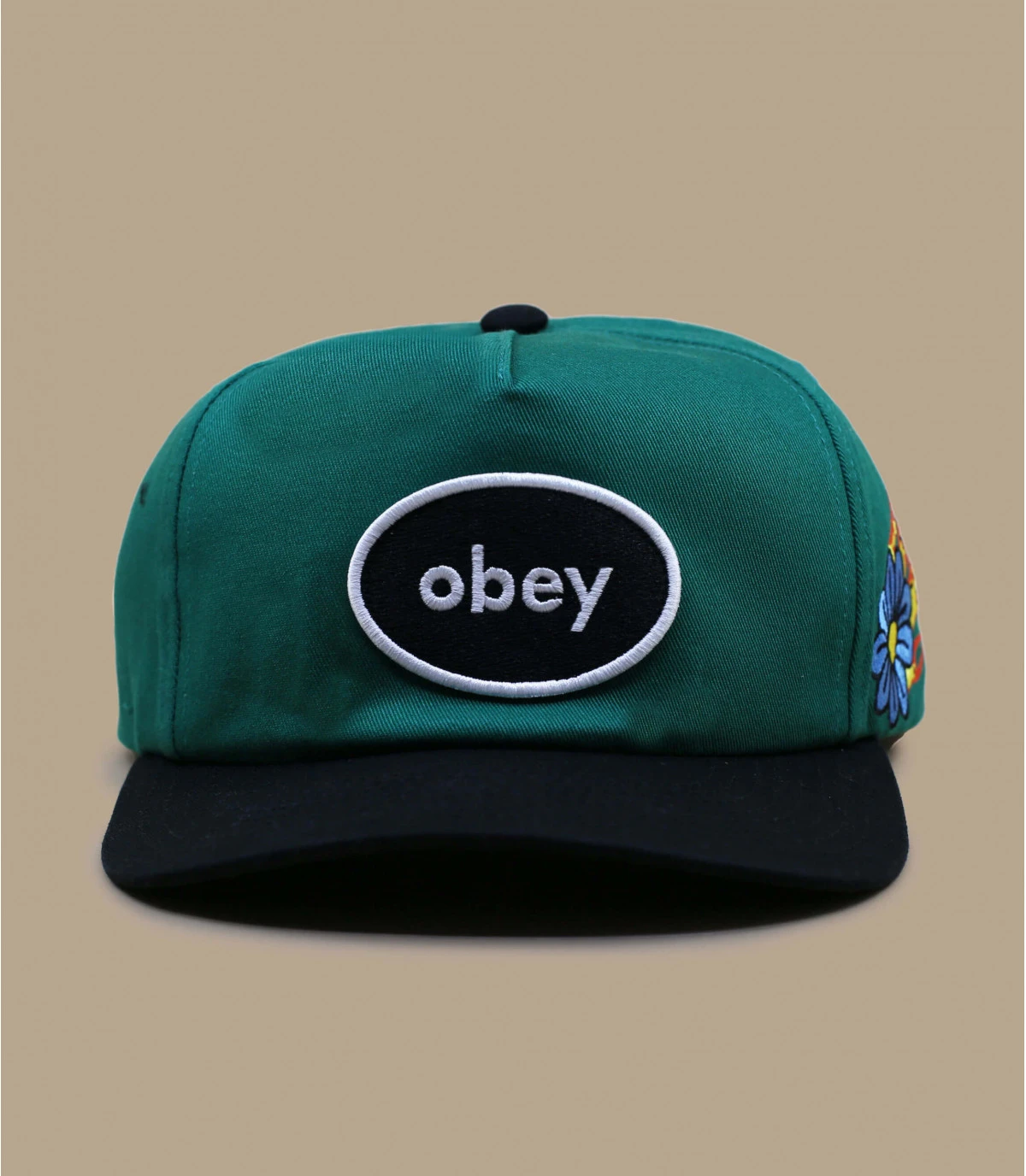 OBEY Lessons Snapback Green 4 OBEY Lessons Snapback Green – Image 2