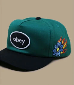 OBEY Lessons Snapback Green 9 OBEY Lessons Snapback Green -Headict lessons snapback green 2