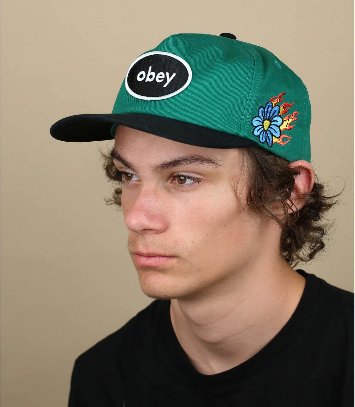 OBEY Lessons Snapback Green 3 OBEY Lessons Snapback Green