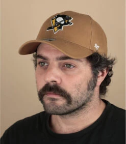 '47 BRAND MVP Snapback Penguins Camel
