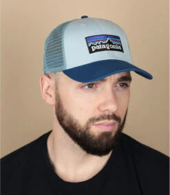 Patagonia P6 Logo Lopro Trucker Steam Blue