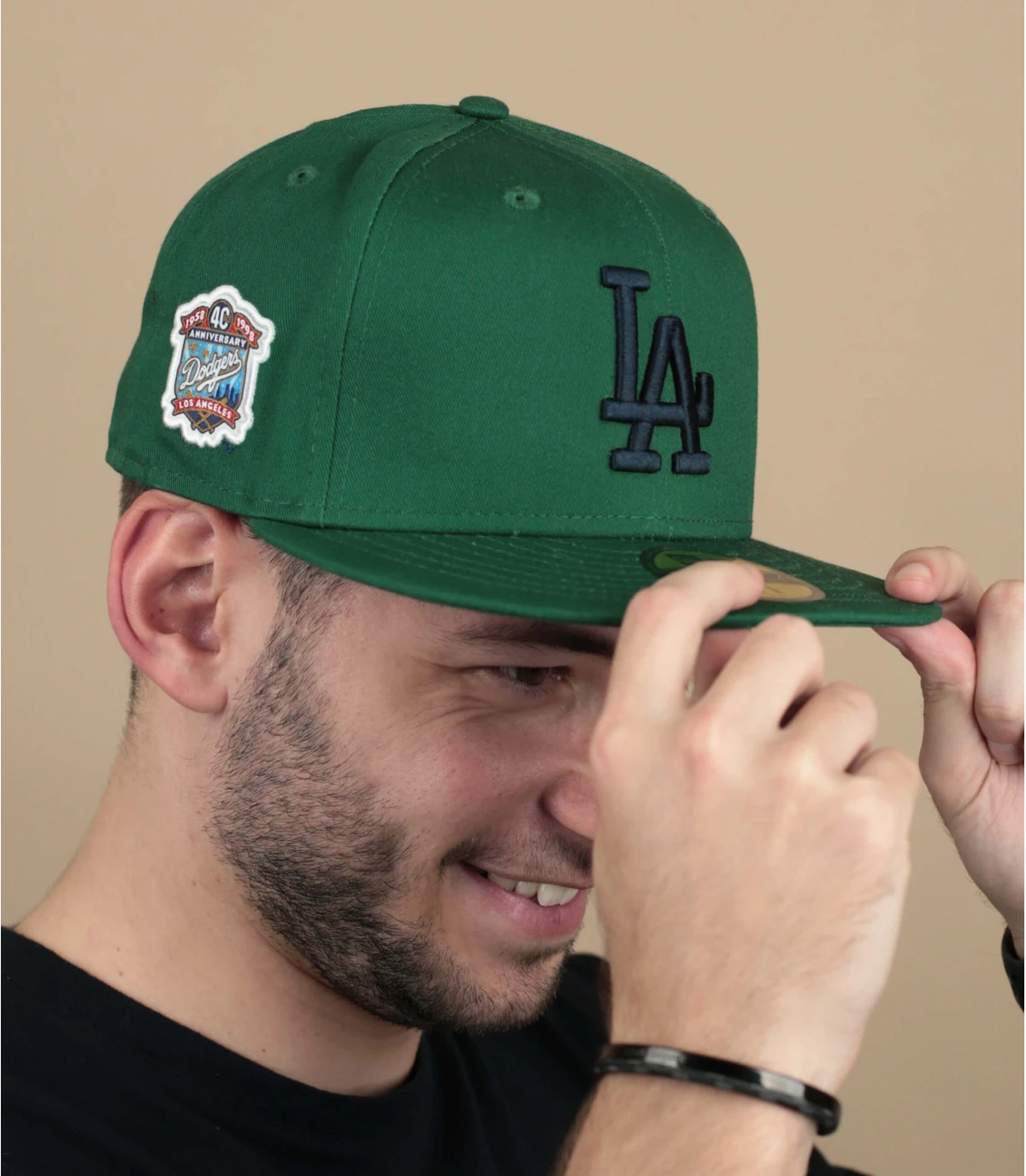 NEW ERA Patch 59Fifty LA Dark Green 3 NEW ERA Patch 59Fifty LA Dark Green