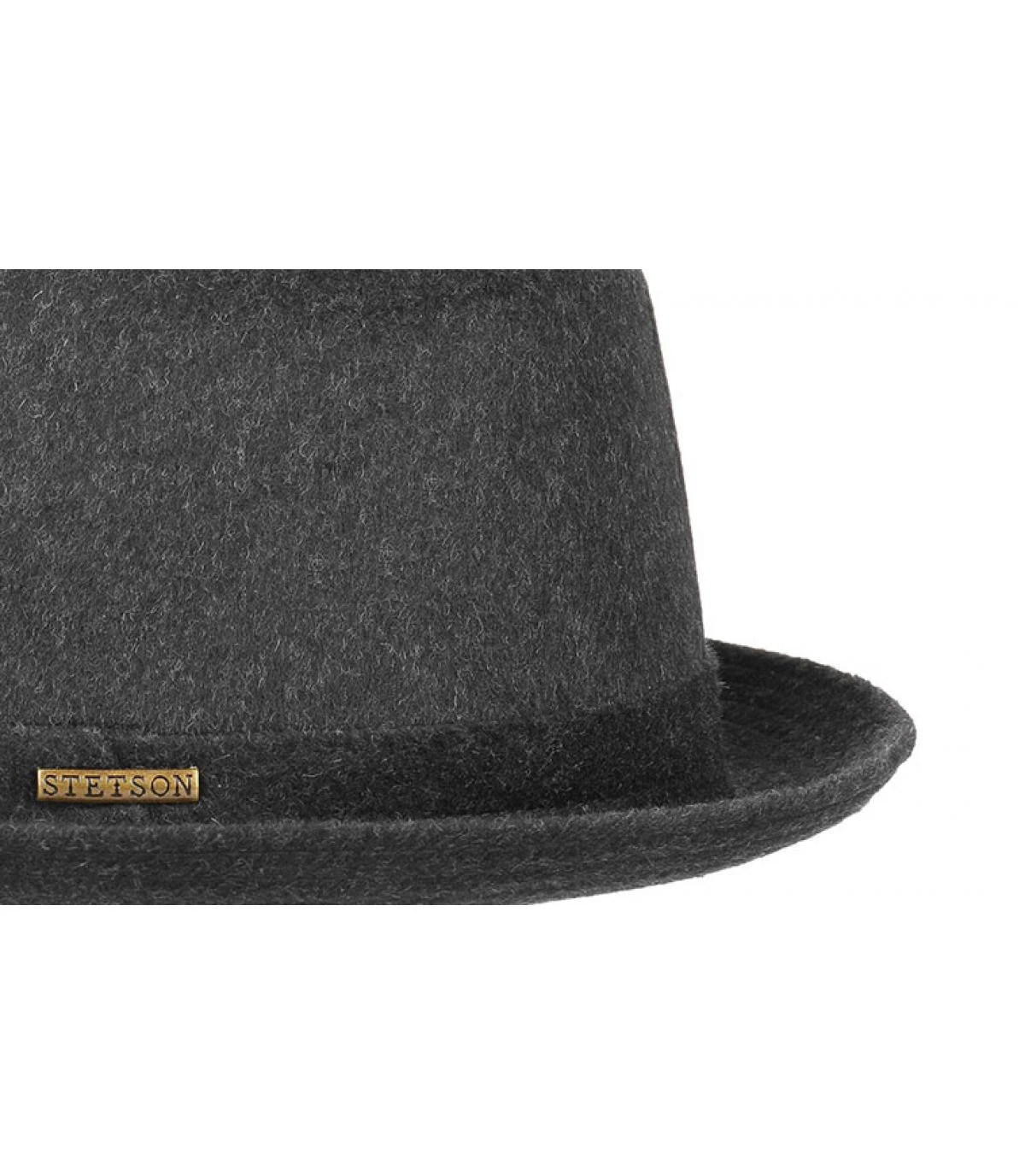 Stetson Pork Pie Baltimore Wool Grey 5 Stetson Pork Pie Baltimore Wool Grey â Image 3