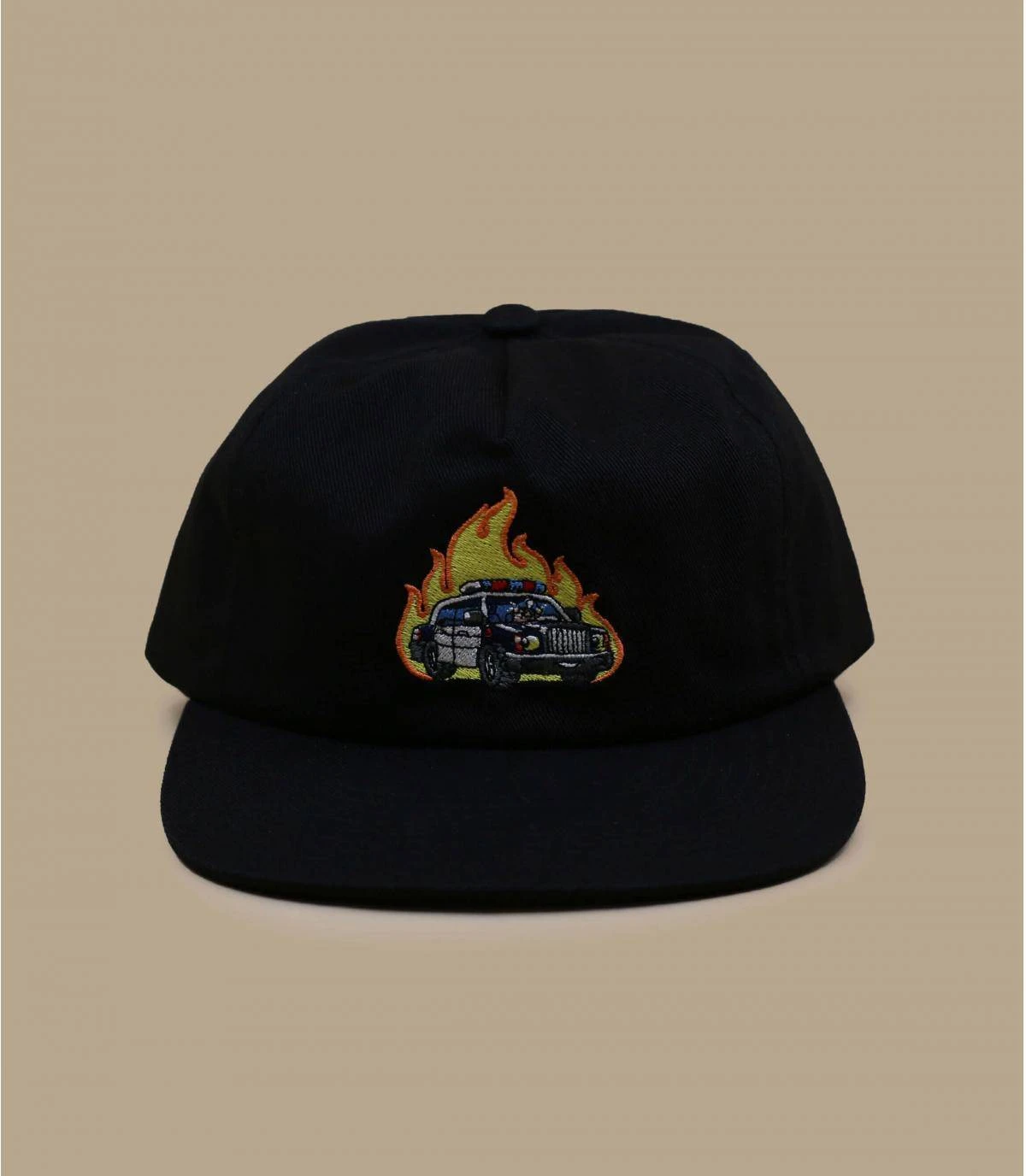 HUF Roasted Unstructured Snpaback Black 4 HUF Roasted Unstructured Snpaback Black – Image 2