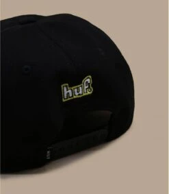 HUF Roasted Unstructured Snpaback Black 9 HUF Roasted Unstructured Snpaback Black -Headict roasted unstructured snpaback black 3