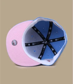 NEW ERA Side Patch 5950 Chicago Cubs Sky Pink -Headict side patch 5950 chicago cubs sky pink 4