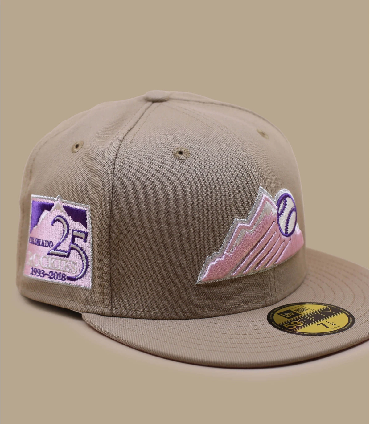 NEW ERA Side Patch 5950 Colorado Rockies Camel Pink 3 NEW ERA Side Patch 5950 Colorado Rockies Camel Pink
