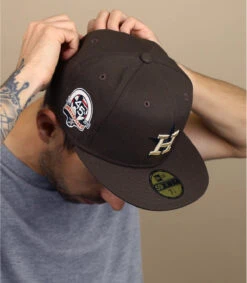 NEW ERA Side Patch 5950 Houston Astros Walnut Pink