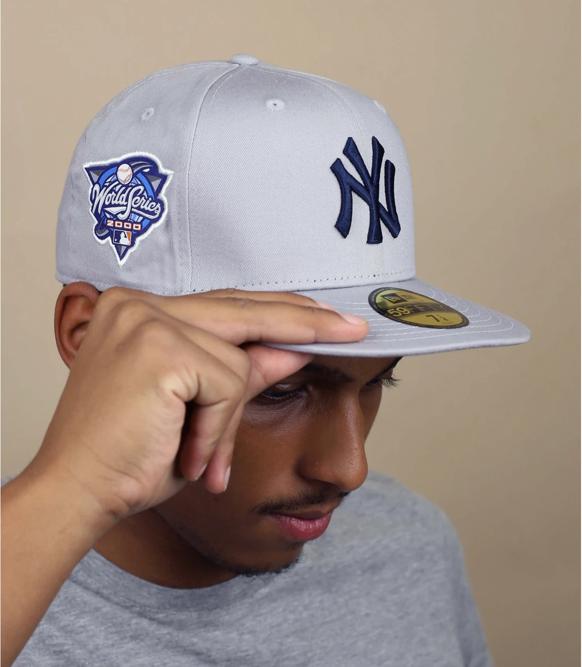 NEW ERA Side Patch 5950 NY Gray 3 NEW ERA Side Patch 5950 NY Gray