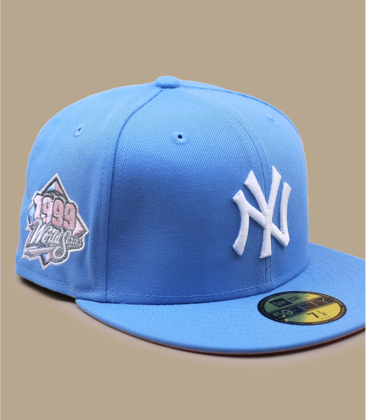 NEW ERA Side Patch 5950 NY Yankees Sky Pink 4 NEW ERA Side Patch 5950 NY Yankees Sky Pink â Image 2